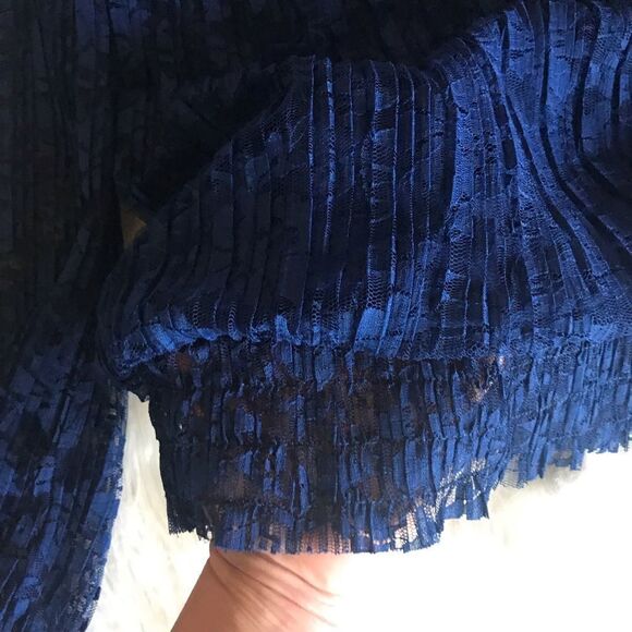 INC International Concepts Cold Shoulder Blouse - Picture 8 of 8